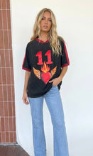 Load image into Gallery viewer, BURNING HEART OVERSIZED TEE