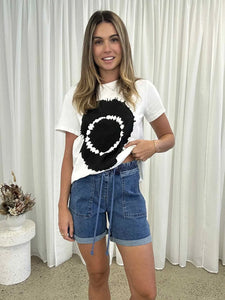 GIGI DARK DENIM SHORTS