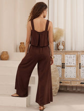 Load image into Gallery viewer, LAYLAH BROWN JUMPSUIT