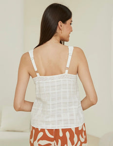 SPIRIT CAMI TOP - WHITE