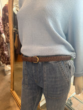 Load image into Gallery viewer, ZARAH LEATHER BELT - BROWN