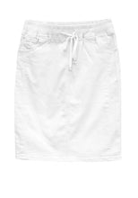 Load image into Gallery viewer, CLARA DENIM SKIRT - WHITE