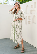 Load image into Gallery viewer, EVERGREEN BOTANICAL DRESS