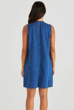 Load image into Gallery viewer, SABINE DENIM VEST DRESS - MID BLUE WASH