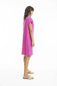 EMMY LINEN DRESS - ORIENTIQUE