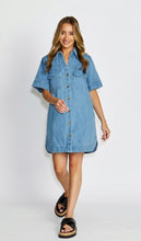 Load image into Gallery viewer, PHOENIX DENIM SHIRT DRESS