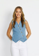 Load image into Gallery viewer, PHOENIX DENIM VEST