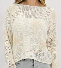 Load image into Gallery viewer, SUNSET PALM KNIT JUMPER