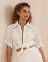 Load image into Gallery viewer, BANKS WHITE COTTON SHIRT