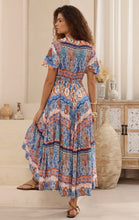 Load image into Gallery viewer, ISA BLUE MAXI DRESS