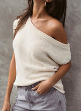 Load image into Gallery viewer, SIENNA KNIT TOP - OFF WHITE