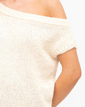 Load image into Gallery viewer, SIENNA KNIT TOP - OFF WHITE