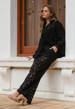 Load image into Gallery viewer, TAMIKA BLACK LACE PANTS