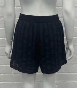 BEACH DAYS COTTON SHORTS - BLACK