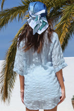 Load image into Gallery viewer, BEACH DAYS RELAXED COTTON SHIRT - BLUE