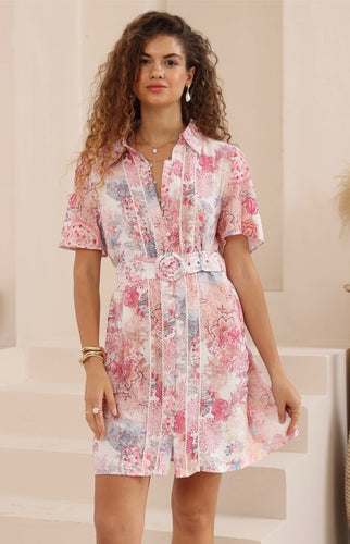 HALLIE SHIRT DRESS