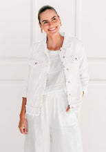 Load image into Gallery viewer, IVY LINEN TOP WHITE - SOUL SPARROW