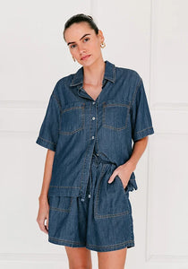 CALLA DENIM SHIRT - SOUL SPARROW