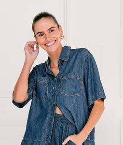 CALLA DENIM SHIRT - SOUL SPARROW