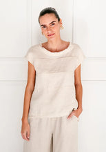 Load image into Gallery viewer, IVY LINEN TOP OATMEAL - SOUL SPARROW