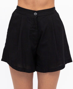 SOPHIE VEST & SHORTS SET - BLACK