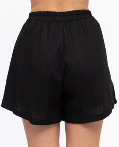 SOPHIE VEST & SHORTS SET - BLACK