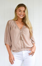 Load image into Gallery viewer, SUNSHINE COAST TOP - TAUPE