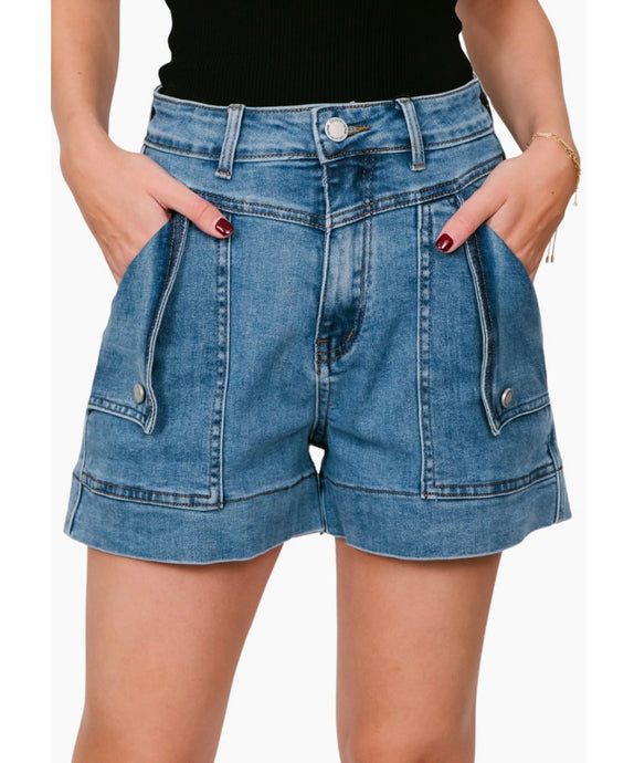 JAGGER DENIM SHORTS - BLUE