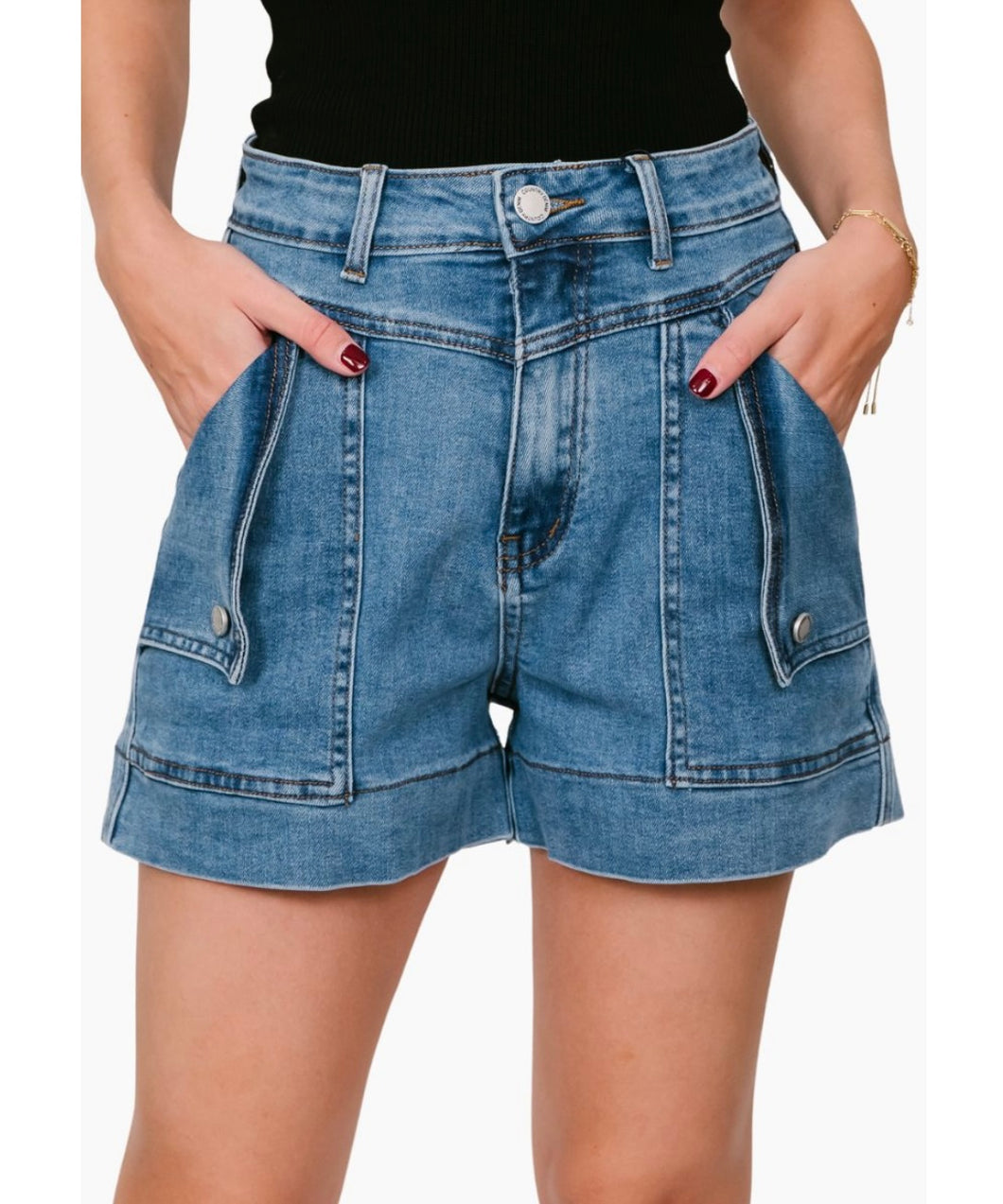 JAGGER DENIM SHORTS - BLUE