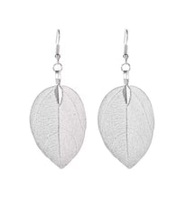 Load image into Gallery viewer, SILVER LEAF EARRINGS