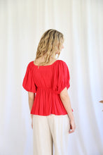 Load image into Gallery viewer, MOLLY TOP - RED