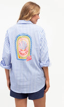 Load image into Gallery viewer, AMALFI STRIPE COTTON SHIRT