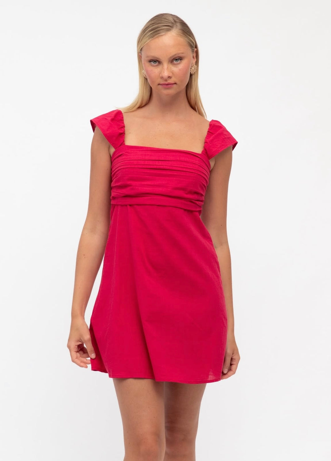 MINAMI SHORT DRESS - RED