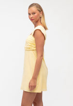Load image into Gallery viewer, MINAMI SHORT DRESS - YELLOW