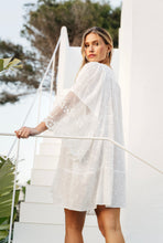 Load image into Gallery viewer, JAASE WHITE EMBROIDERED ADELA DRESS