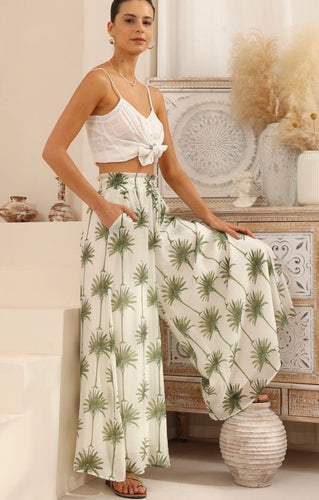 PALM LEAF PANTS