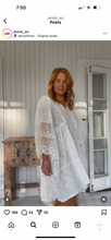 Load image into Gallery viewer, JAASE WHITE EMBROIDERED ADELA DRESS