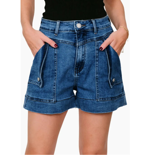 JAGGER DENIM SHORTS - DARK BLUE