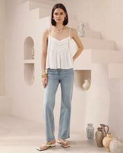 Load image into Gallery viewer, MEADOW WHITE LACE CAMI