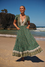Load image into Gallery viewer, JAASE VIRIDIAN CARMEN MAXI DRESS