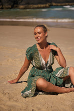 Load image into Gallery viewer, JAASE VIRIDIAN CARMEN MAXI DRESS