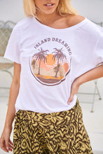 Load image into Gallery viewer, JAASE VINTAGE TEE - ISLAND DREAMING ~ WHITE