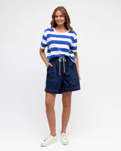 Load image into Gallery viewer, MIRAGE DENIM SHORTS - DARK DENIM