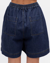 Load image into Gallery viewer, MIRAGE DENIM SHORTS - DARK DENIM