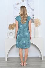 Load image into Gallery viewer, ASHA LINEN DRESS - TEAL