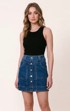 Load image into Gallery viewer, ASH DENIM SKIRT