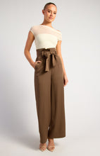 Load image into Gallery viewer, ASYMMETRIC SHEER MESH TOP - CREAM