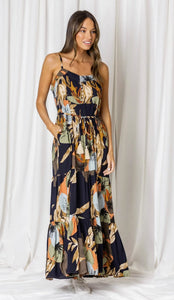 INDIANNA MAXI DRESS - BLACK