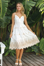 Load image into Gallery viewer, INDIA EMBROIDERED COTTON DRESS