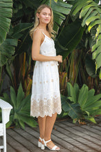 Load image into Gallery viewer, INDIA EMBROIDERED COTTON DRESS